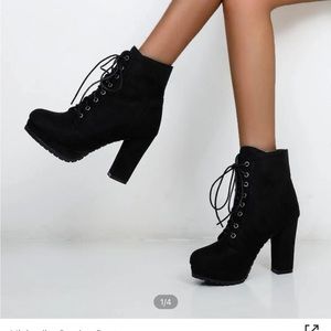 SHEIN Combat Boots/Heels